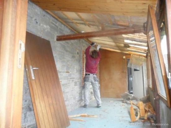 Transformation d'une maison d'habitation à Denée