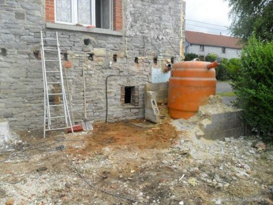 Transformation d'une maison d'habitation à Denée