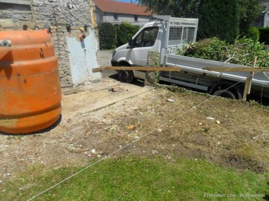 Transformation d'une maison d'habitation à Denée