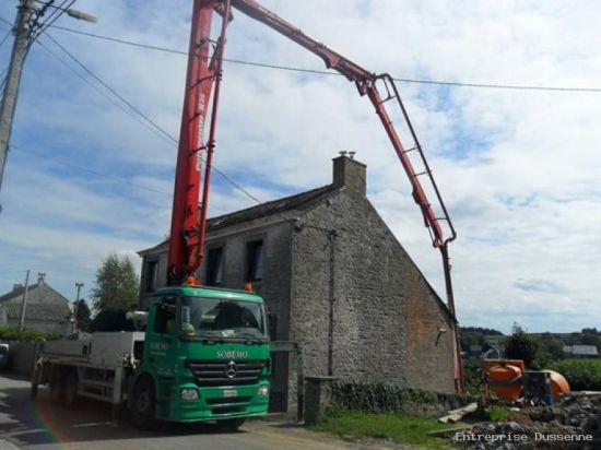 Transformation d'une maison d'habitation à Denée