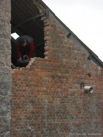 Transformation d'une maison d'habitation à Denée