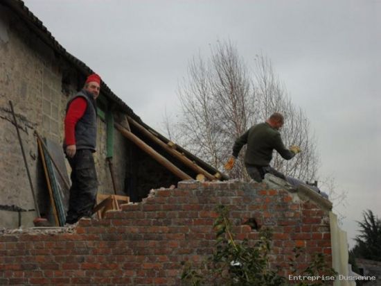 Transformation d'une maison d'habitation à Denée