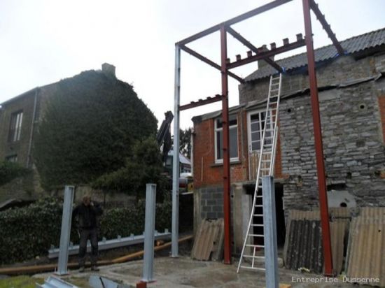 Transformation d'une maison d'habitation à Denée