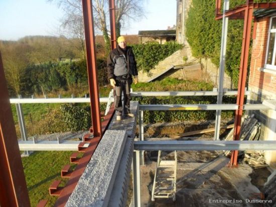 Transformation d'une maison d'habitation à Denée