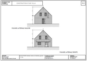 Plan de la nouvelle construction à Florennes